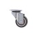 Furniture wheel, d = 30 mm, without brake, soft move, brown