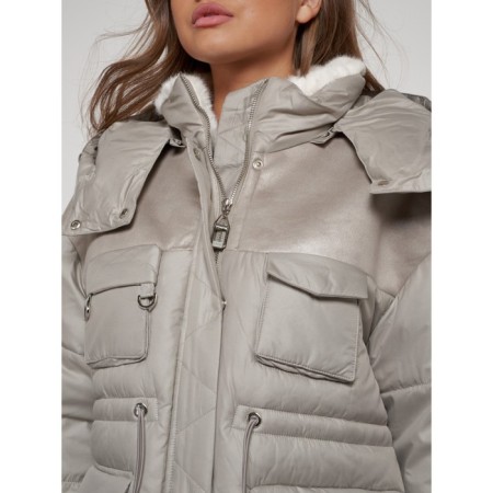 Winter jacket, size 50, light brown color-11
