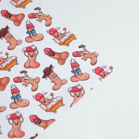 Paper packing craft white "Fun mood", 50 x 70 cm-3
