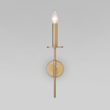 Wall lamp Eurosvet anders 60142/1, E14, 1x60W, 180x100x370 mm, brass color-1