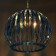 Lamp Bayerlux 6330/1, 1he27 15W, blue 31x24+60 cm