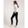 Women's jeans with Push-up Contte Elegant Skinny, size XL, DEEP Black color