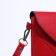 Female bag on a magnet, red color