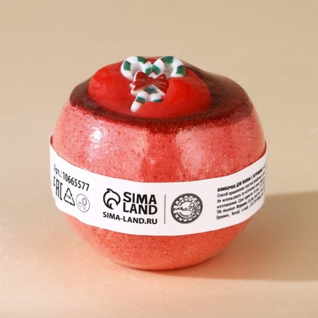 New Year. A bomb for a bath with a toy, 140 g, mix-2