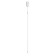 Suspended lamp Crystal Lux, CLT 035 1400/218, LED, 10 W, 70.2x24 cm, white color