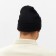 Male cap with a lapel ONE SIZE, black color