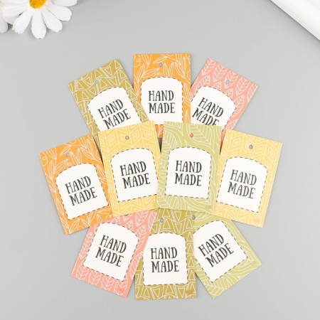 Hend Midet Cardboard Tipple, 10 pcs (5 types) 4x6 cm-1
