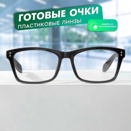 Computer glasses 28003, black gloss color