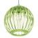 Lamp Bayerlux 3330/1, 1he27 15W, green 21x24+60 cm