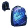 School frame backpack, 37 x 28 x 19 cm, calligrata to "cool cosmos", blue