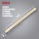 Metallic manual scrap brush, wooden handle, 3-row