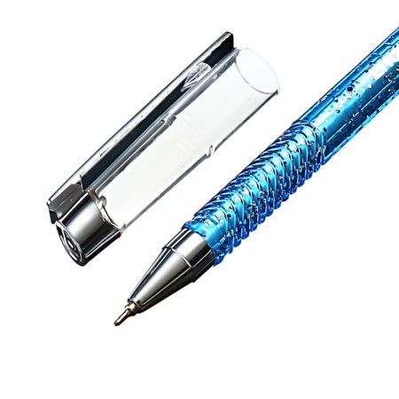 Set of ballpoint pens 4 pcs, erichkrause, Ultra-20 Stick Glitter node 0.7 mm color blue blue-5