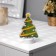 Light picture on the stand "Christmas tree" 11 cm, batteries, glow warm white