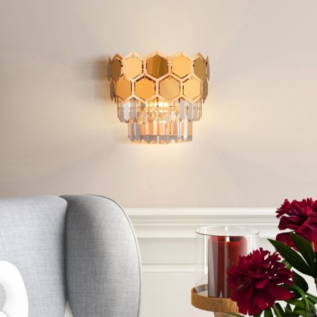 Ariana wall lamp, 60W, E14, 12.5x25x21.5 cm-5