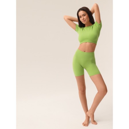 Women's shorts in Mirey Short Rubchik, size 42-44, light green color-1