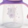 Children's chipper with silicone tube "Koala", 250 ml., With handles, purple color