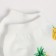 Women's socks shortened "pineapple", white color, size 23-25 ​​(36-40)