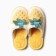 Women's slippers 40-41, yellow color