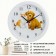 Wall watches, D-28 cm, children's, "friendship", silent