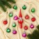 A set of jewelry plastic 15 pcs "Christmas Eve" paint, D-3 cm, tip 13 cm
