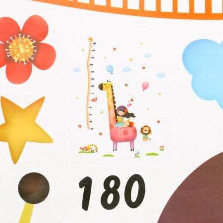 Sticker Plastic Interior Color Rostomer "Girl and Giraffe" 60x90-3