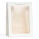Gift package, with a window, 35 x 25 x 18 cm, white, 1pc.