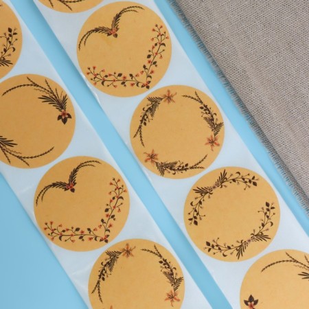 Craft stickers in the roll "frame", 500 pcs, 5 x 5cm-3