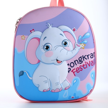 Backpack 25*8*30, lightning department, lilac elephant-2