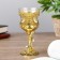 Climber Plastic, glass for 1 candle "Heart and Bant" Gologa Gold 12.5x6.3x6.3cm