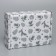 Box the team "bumps", white, 27 x 21 x 9 cm, new year