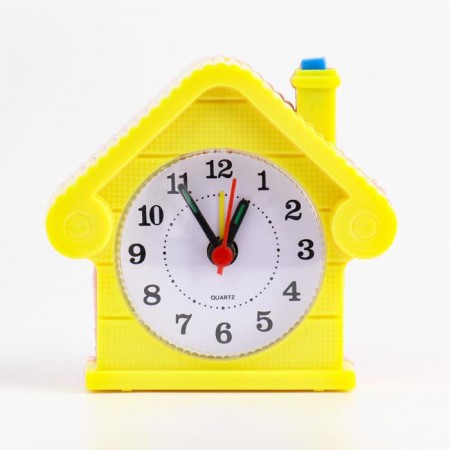 Alarm clock "House", with backlight, 9 x 8.5 cm, mix