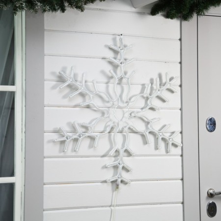 Neon figure "Snowflake", 85 cm, 1080 LED, 220 V, glow of white-1