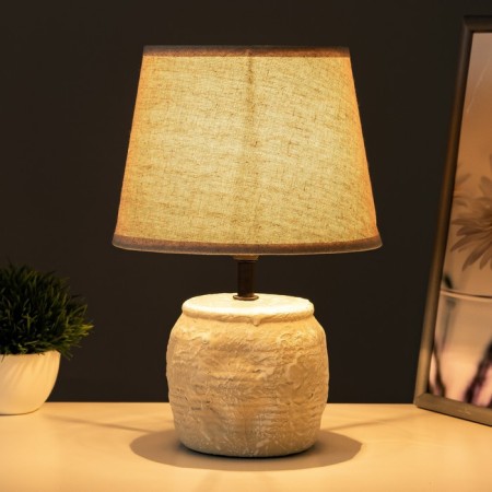 Leonila table lamp E14 40W gray 20x20x30cm Risalux-1