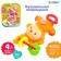 Musical rattle "Monkey", light, sound, color mix