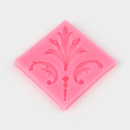 Mold "curls", silicone, 6.5 × 0.7 cm, color mix-1