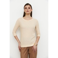 Female jumper Eliseeva Olesya, size 50, beige color