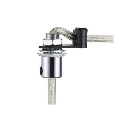 Nipel for mounting molto in chrome color, 5 pcs in a box