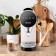 Coffee machine KitFort KT-7226, Rozhkova, 1360 watts, 0.9 l, cappuccino, white-black