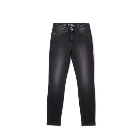 Women's jeans modeling CONTE ELEGANT, size XS, black color-2