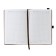Diary of a low -up a5, 140 sheets in a cage, elastic band, leatherette cover, mix