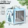 Confectionery box with a window, a chest, "Christmas tree", 20 x 20 x 20 cm, New Year