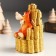 Piglite Polystone "Dragon and a slide of gold coins" 7.8x6.3x10.8 cm