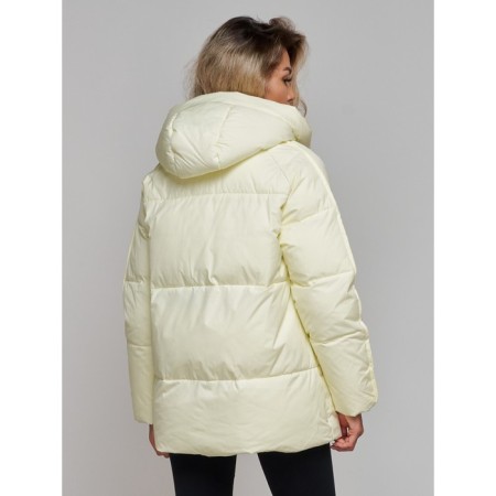 Winter jacket, size 42, light yellow color-20