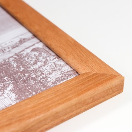 Photo frame pine С24 oak 13x18 cm (plastic screen)-1