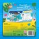 Tactile book "Funny Beasts", 12 pp., Blue tractor