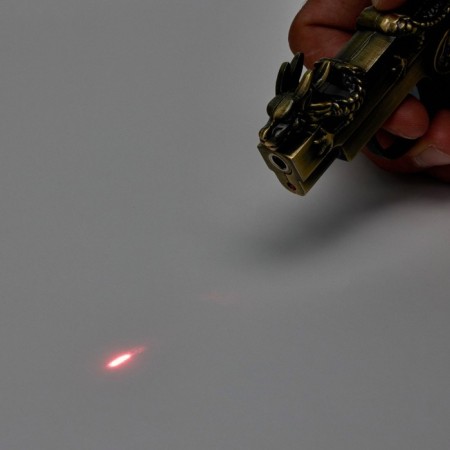 Gas lighter "Pistol with a dragon", with a laser, Piezo, 1.8 x 7.2 x 9.5 cm-6