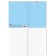 A4 notebook, 48 sheets in a cage, Erichkrause "CoverPrO classics", plastic cover, offset 100% white, mix