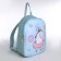 Baby backpack, lightning department, blue color