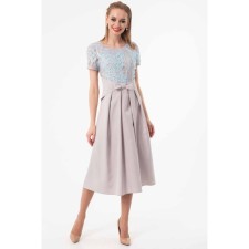 Women's dress, size 46, gray color