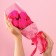 Bouquet of soap roses, fuchsia color